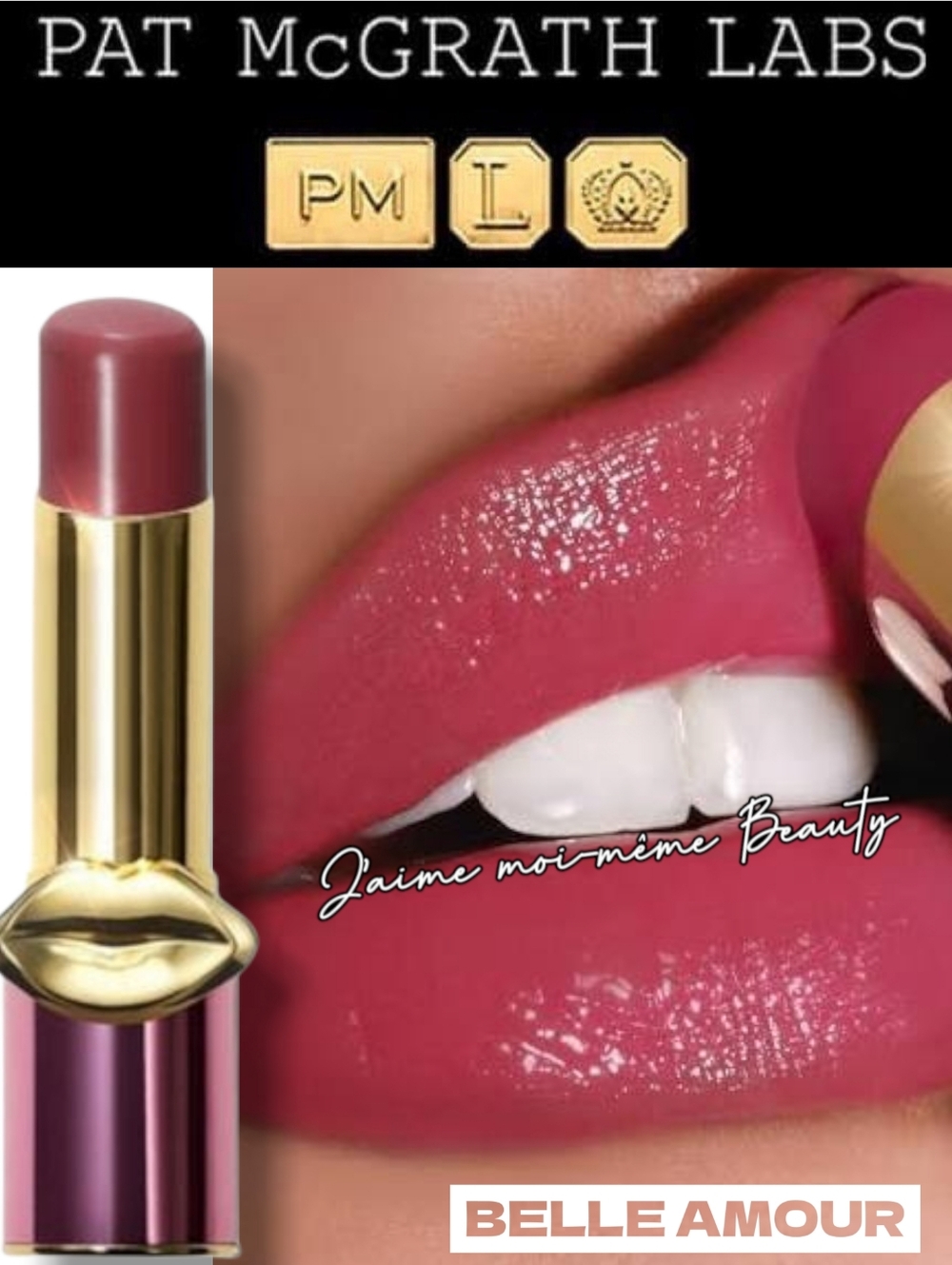 Pat Mcgrath Devinyl Lip Plumping Shine Balm Belle Amour- Cool Tone Plum Berry
